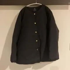 nano universe ブラック 中綿コートFサイズ