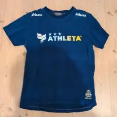 アスレタ　Tシャツ　Mサイズ　ネイビー