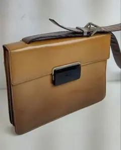 PRADA プラダ レディース ブランド レザー ショルダーバッグ オーカー