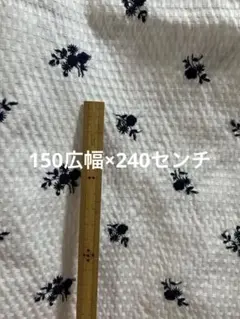 コットン刺繍生地　着分