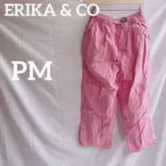 ERIKA & CO ピンクパンツ PMサイズ 綿100 総ゴム短め　ズボン