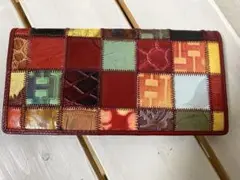 未使用品マルチカラー長財布Deckas PARIS