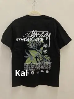 Stüssy 22SS Bloom TEE 半袖 Tシャツ プリント ブラックL