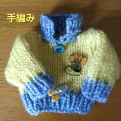 【ミニチュア·ニットセーター】 ・ピンバッジ付き