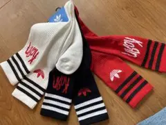 adidas KORN SOCKS 3色セット Mサイズ