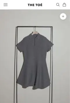 ワンピース THE TOE Reims shortsleeve flare onepiece Reims Short Sleeve Flare Onepiece – THE TOÉ