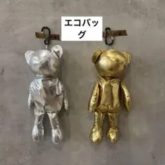 レア　新品　クマ型エコバッグ　クマのぬいぐるみケース付きエコバッグ折りたたみ軽量