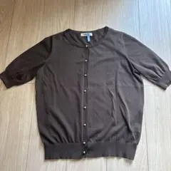 NEW YORKER ブラウン カーディガン 半袖