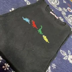 ダブルシー　WC 恐竜の刺繍Tシャツ