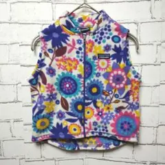 【patagonia】ベスト (3T) カラフル 可愛い BABY レトロ