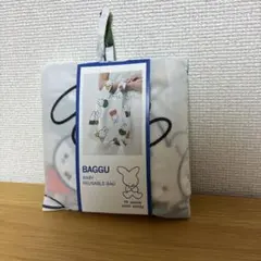 ミッフィー展　会場　限定　おばけ　エコバッグ　BAGGU standard 新品】BAGGUミッフィー展65周年限定 おばけミッフィー エコ