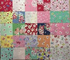 松山敦子　ハギレ　6cm✕6cm 50枚　同柄各2枚