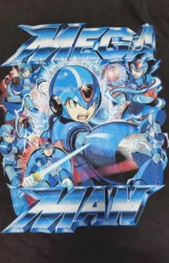 ロックマン ゲーム レトロ スマブラ Tシャツ ヴィンテージ風
