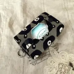 ポータブルティッシュケース　くまグレー