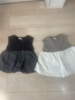 ノースリーブワンピース2着セット