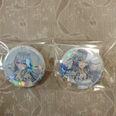 ホロライブ一番くじ 雪花ラミィ 缶バッチ ホロ仕様