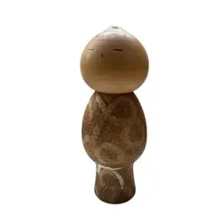 創作こけし　渡辺正雄作品「無心」 KokeshiDoll 渡辺正雄 『無心』 ｜骨董品買取 緑和堂