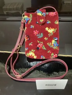 FEILER フェイラー　ハイジ柄　スマホショルダーバッグ