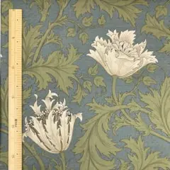 50㎝　moda生地ウィリアムモリス　アネモネ　ベージュ花