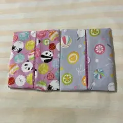 ポケットティッシュケース　普通サイズ　g35 パンダ　お祭り　シマエナガ　アメ