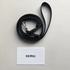 DEMIU STRAP CROCO 130cm デミウ ストラップ　ブラック