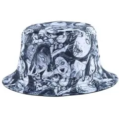伊藤潤二 リバーシブルバケットハット 帽子