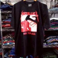 メタリカ 両面プリント バンドＴシャツ L