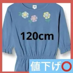 子供用ワンピース フロント刺繍ワンピース ガールズ サイズ : 120cm