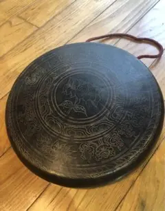 〇Bi1062 古銅 どら チャッパ シンバル　銅鑼 〇Bi1062 古銅 どら チャッパ シンバル 銅鑼 - メルカリ