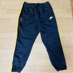 NIKE ナイキ NSW ウーブン パンツ BLACK/YELLOW Lサイズ