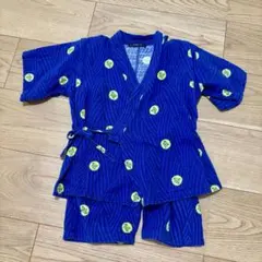 マーキーズ　Galileo 甚平 110サイズ 青