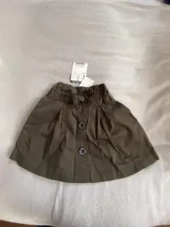 ブリーズ⭐︎カーキ色⭐︎ミリタリースカート80センチ