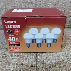 Lepro LED電球 E17口金 40W形 電球色