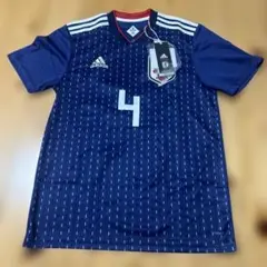 adidas サッカー日本代表ユニフォーム　ネイビー 4番Honda