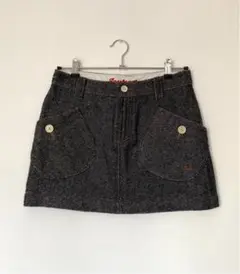 美品!パーリーゲイツ☆秋冬ゴルフスカート1/厚手スウェット素材
