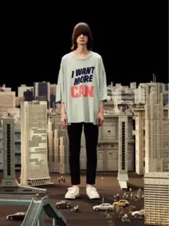 undercover I WANT MORE CAN Tシャツ 半袖　ブルー