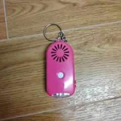 防犯ブザー キーホルダー型 ピンク