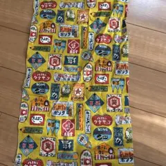 レトロ柄　看板柄　はぎれ生地