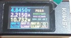 Kowsi kws-x1 USB 電流 電圧 テスター チェッカー