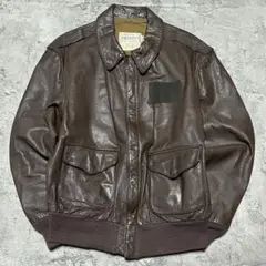 80's SADDLERY A-2 USA製　ゴートスキン　フライトジャケット