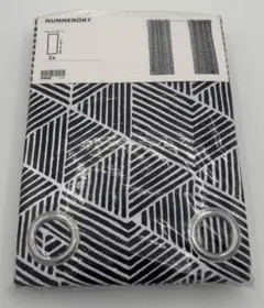 IKEA　カーテン 白黒 新品未開封
