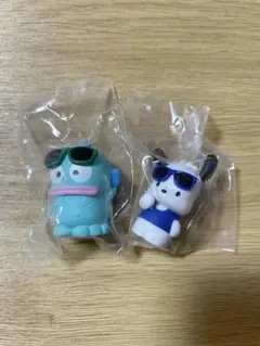 はぴだんぶい グラサンばちばちフィギュア ポチャッコ&ハンギョドン