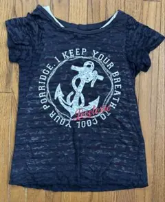 Lovetoxic アンカーTシャツ M ダークブルー