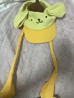 ポムポムプリン　キャップ 耳付き