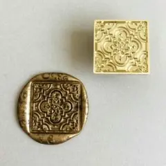 タイル柄B シーリングスタンプ ヘッドのみ 22×22ｍｍ