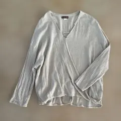 yumtso シルク　トップス　カシュクール