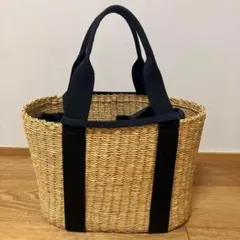 【MUUN】ムーニュインナー付き2wayかごバッグ