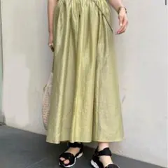 CAPRICIEUX LE'MAGE イージーフレアロングスカート