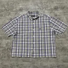 OLD 短丈　ショート丈　チェックシャツ　cityboy 古着　ボックス