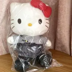 【レア】【新品】ドトール　コラボ ハローキティ ぬいぐるみ 約30cm